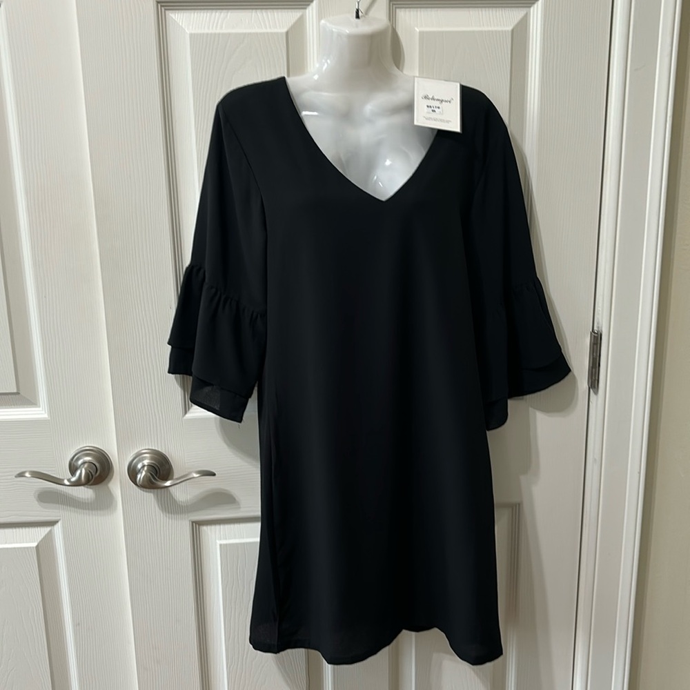 Belongsci Black Dress